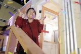 A big winner at the Tachi Palace Hotel & Casino 35th Anniversary Celebration was Lemoore's Esther F., the winner of a Tiny House and Denali truck.